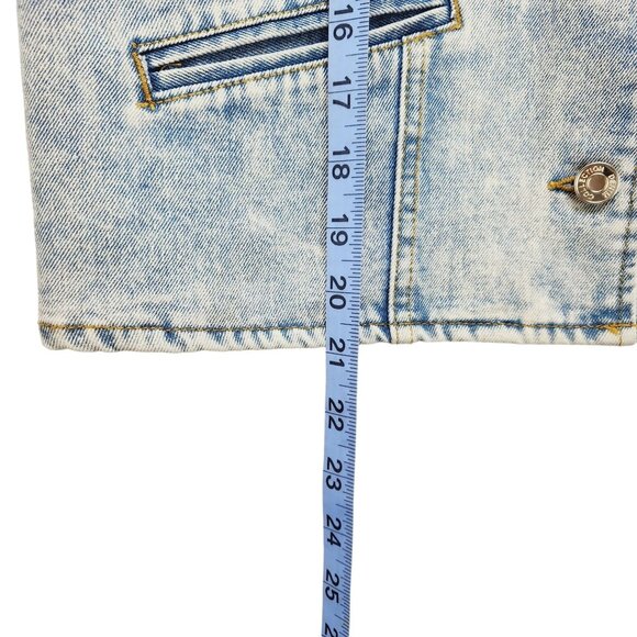 Cavalini Denim Vest With Costume Bear Size Small - Picture 9 of 9